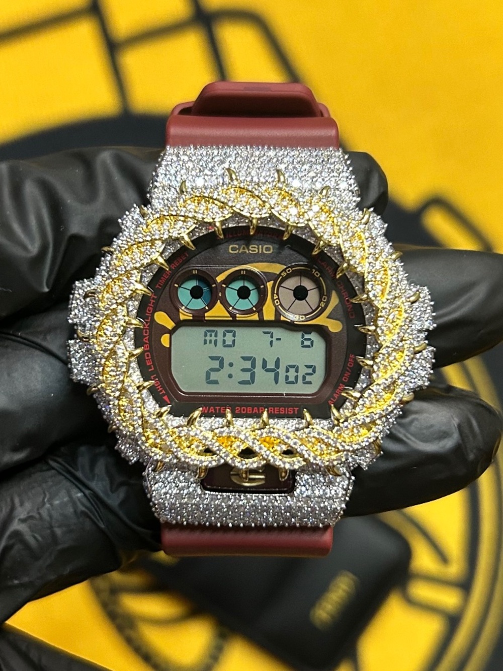 Official Central Cee x NCE Custom | Limited Edition Iced Out Casio G-Shock | Han